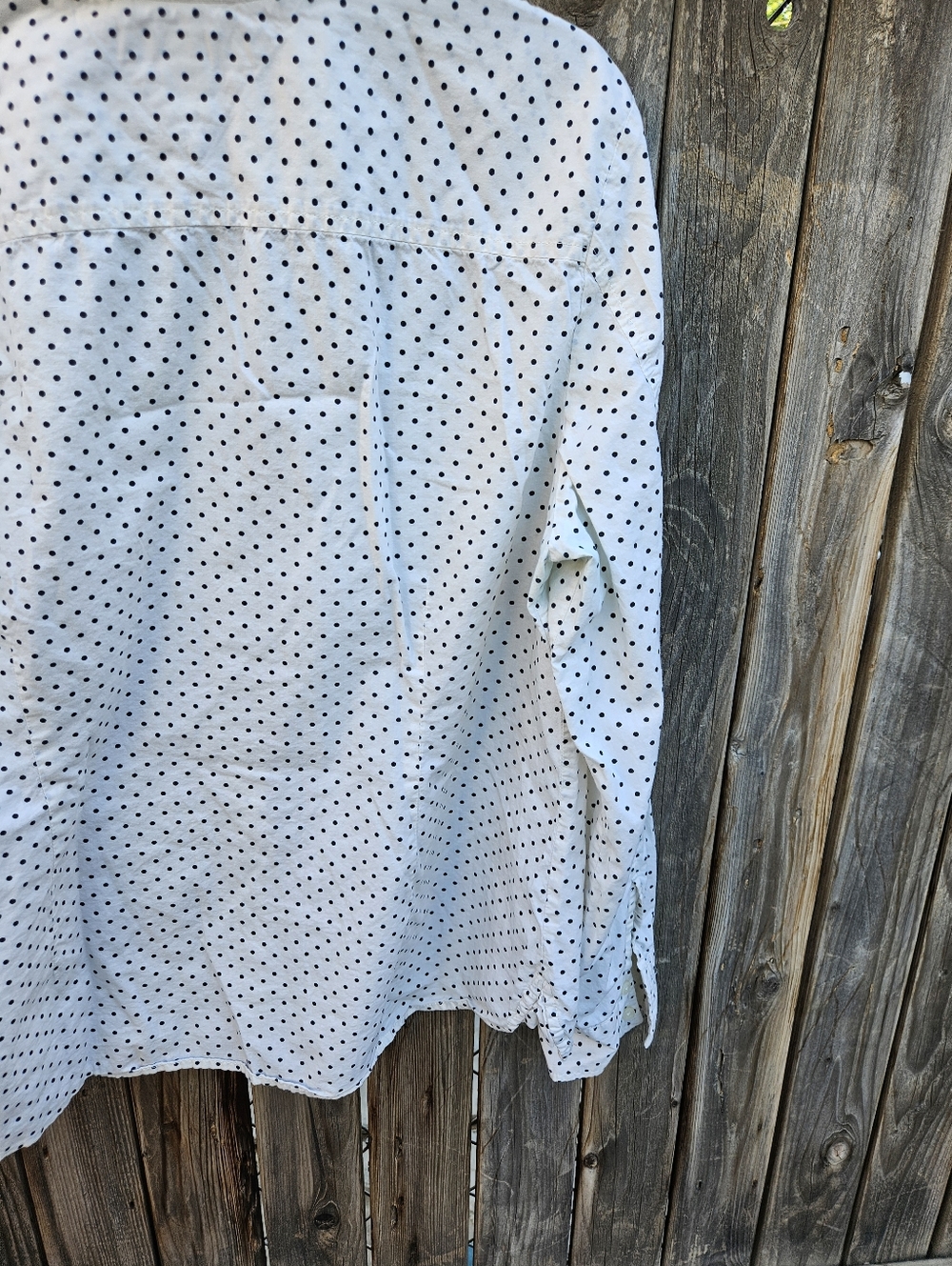 Tommy Hilfiger Polka Dot Button-Up Shirt Women Size XL - Picture 13 of 16